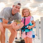 Fishing off the dock