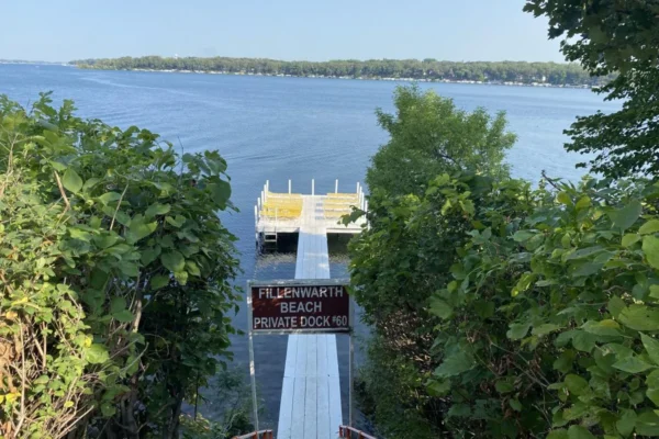 Alternate view of the private dock