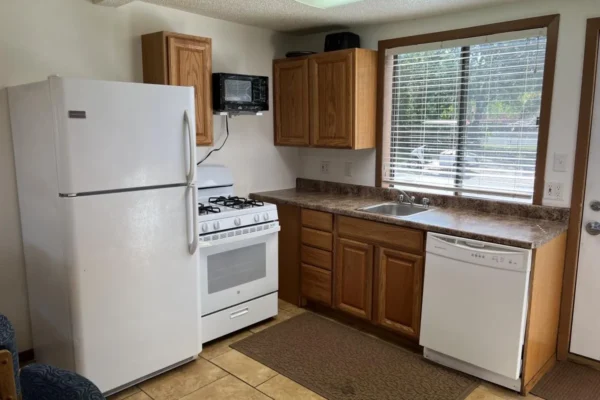 View of the kitchen