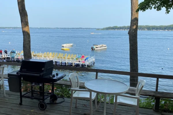 View of West Lake Okoboji From the Patio