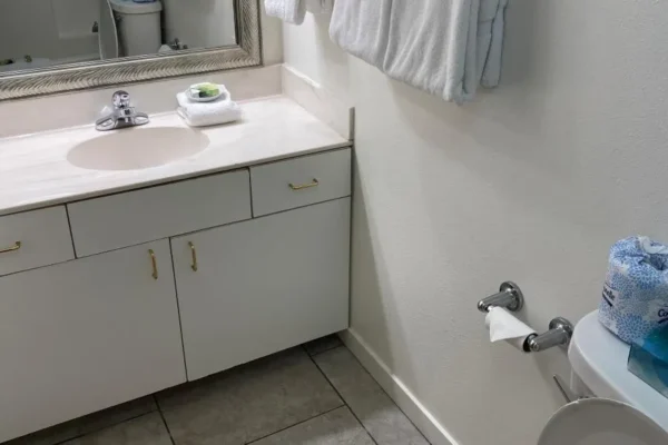 Alternate view of the bathroom