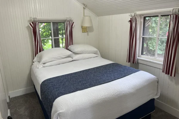 View of the bedroom with a queen bed