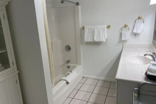 First full bathroom with a tub/shower