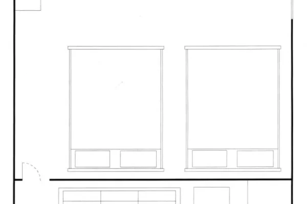 Floorplan for units 420 and 421